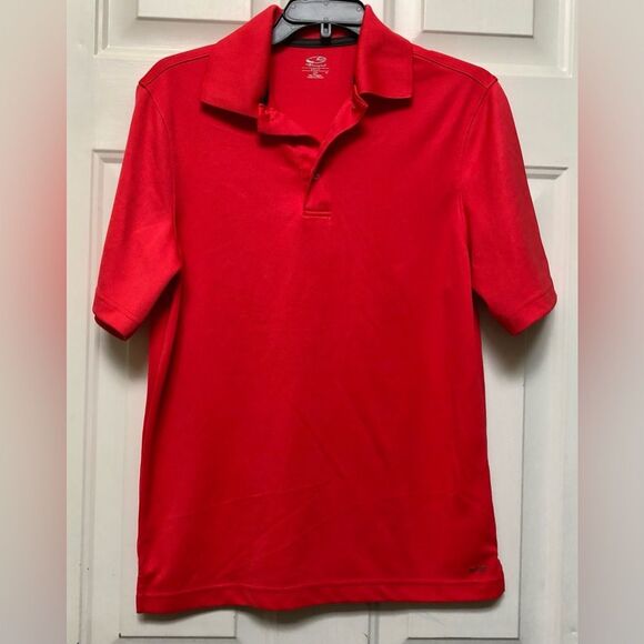 CHAMPION MEN'S POLO GOLF SIZE S SHORT SLEEVE, RED, DOU DRY - Picture 1 of 5
